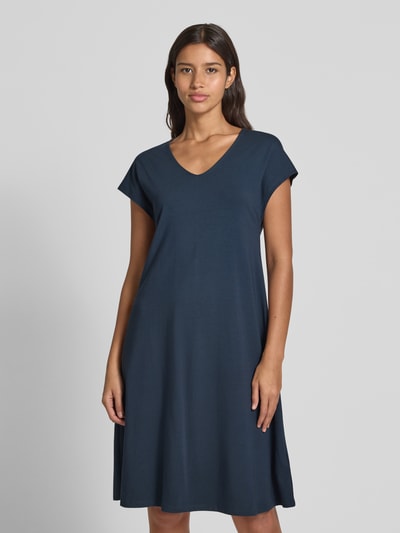 Marc O'Polo Shaped Fit Jerseykleid aus Baumwoll-Mix Marine 4