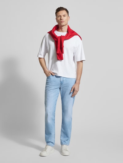 Tommy Hilfiger Regular Fit Jeans aus Baumwoll-Mix Modell "Denton" Jeansblau 1