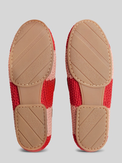 Tommy Hilfiger Loafer in Strukturoptik mit Schleife Rot 3