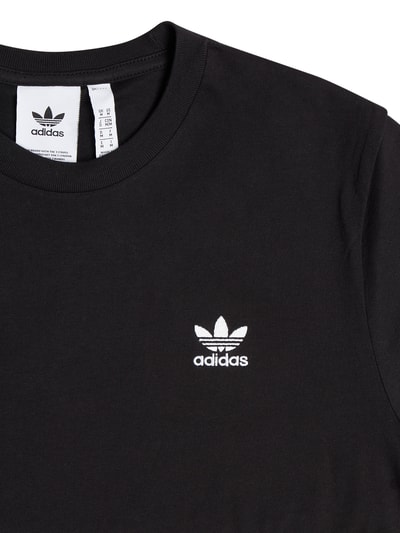 adidas Originals T-shirt z detalami z logo  Czarny 2