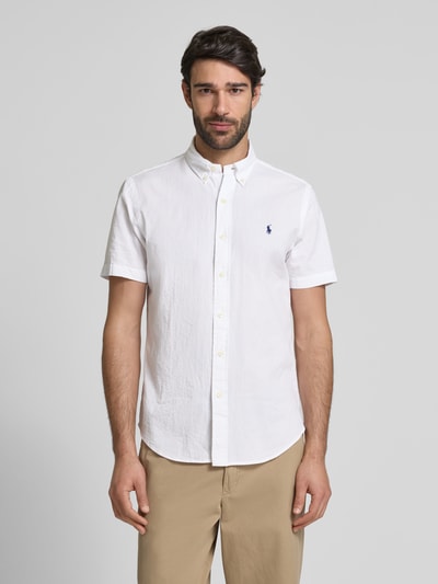 Polo Ralph Lauren Freizeithemd mit Knopfleiste Weiss 4