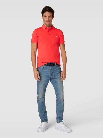 Polo Ralph Lauren Slim fit poloshirt met logostitching Rood - 1