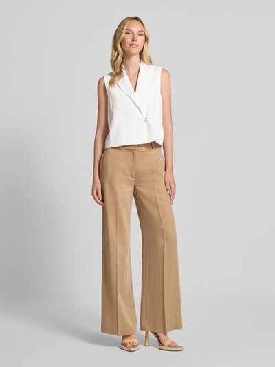OPUS Gilet met linnen, model 'Wino' Offwhite - 1