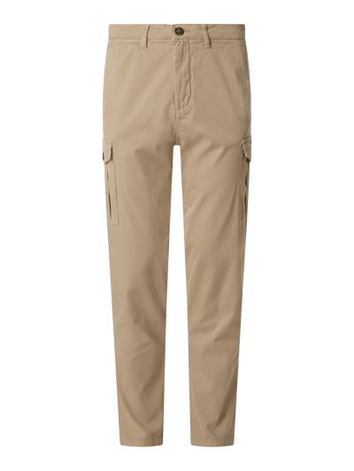 SELECTED HOMME Slim Tapered Fit Cagohose mit Stretch-Anteil    Beige 1