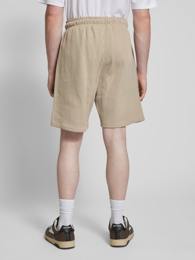 Pegador Sweatshorts mit Logo-Stitching und Eingrifftaschen Taupe 5