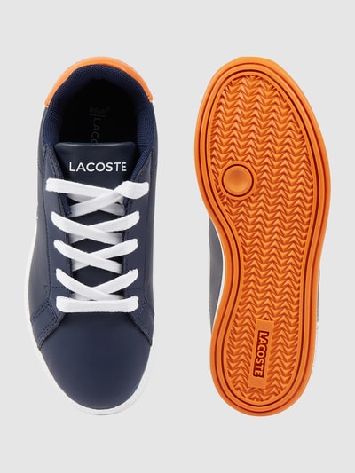 Lacoste Sneaker in Leder-Optik Modell 'Graduate' Marineblau 4
