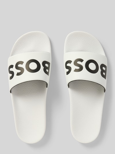 BOSS Slides mit Label-Print Modell 'Aryeh' Weiss 3