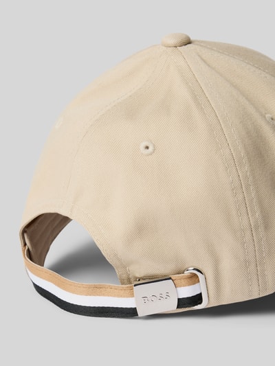 BOSS Basecap mit Label-Detail Sand 3