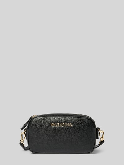 VALENTINO BAGS Torba na ramię z aplikacją z logo model ‘SPECIAL MARTU’ Czarny 1