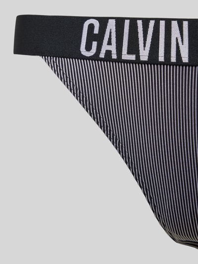 Calvin Klein Underwear Bikini-Hose mit elastischem Label-Bund Modell 'BRAZILIAN' Black 2