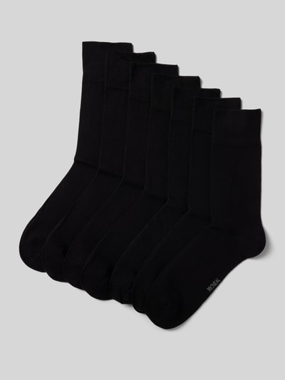 MCNEAL Socken mit elastischem Bündchen im 7er-Pack Black 1