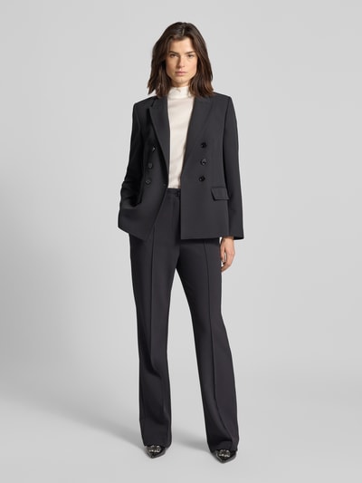 Marc Cain Spodnie materiałowe z kieszeniami z tyłu Czarny 1