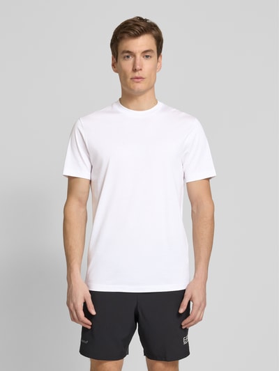 Emporio Armani T-Shirt aus Lyocell-Mix Offwhite 4