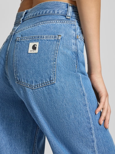 Carhartt Work In Progress Jeansy o szerokim kroju z 5 kieszeniami model ‘Jane’ Jasnoniebieski 3