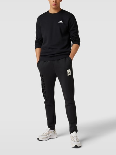 ADIDAS SPORTSWEAR Sweatpants mit Label-Print Schwarz 1
