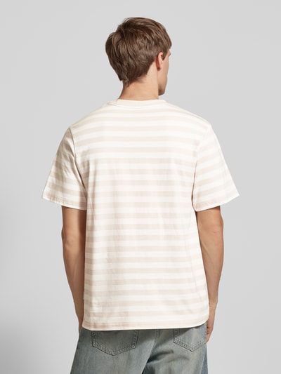 Jack & Jones T-Shirt mit Label-Print Modell 'VESTERBRO' Beige 5