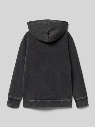 CHAMPION Regular fit hoodie met logostitching, model 'Icons' Zwart - 3