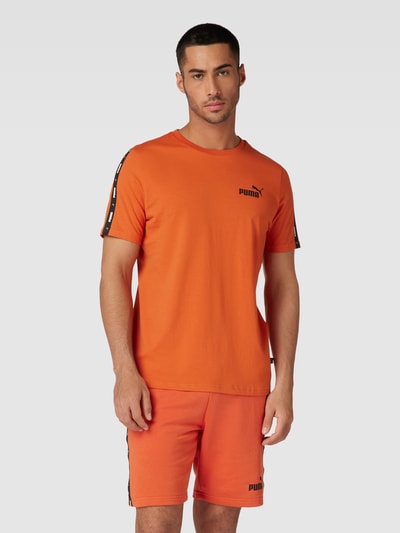 PUMA PERFORMANCE T-shirt met galonstrepen Lichtrood - 4