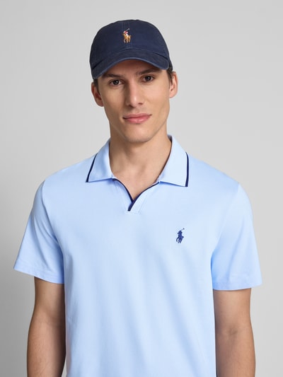 Polo Ralph Lauren Poloshirt mit Label-Stitching Hellblau 3