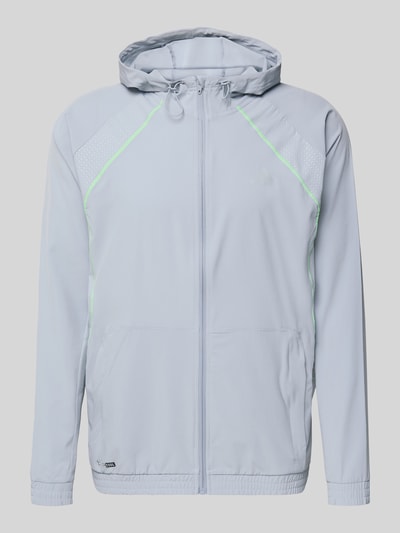 adidas Training Trainingsjack met capuchon en kangoeroezak Lichtgrijs - 2