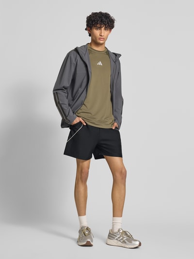 adidas Sportswear Regular Fit Sport-Shorts mit Kontraststreifen Black 1