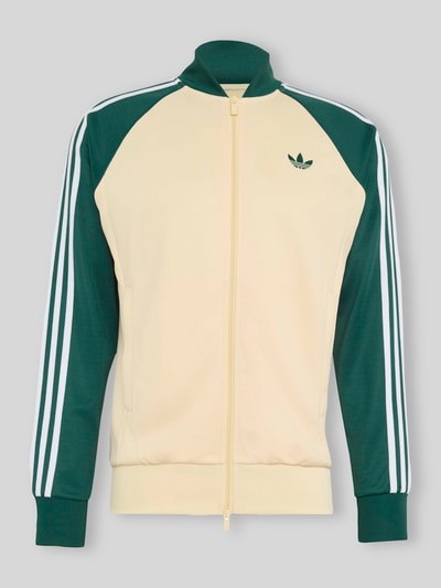 adidas Originals bluza rozpinana o kroju regular fit z domieszką bawełny Złamany biały 2