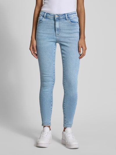 Pieces Skinny Fit Jeans aus Baumwoll-Mix Modell 'DANA' Hellblau 4