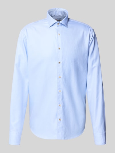 Stenstroms Regular Fit Businesshemd mit Kentkragen Modell 'cuff' Blau 2