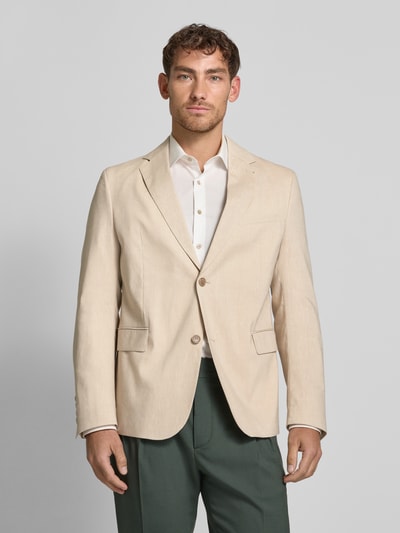 Drykorn 2-Knopf-Sakko mit Reverskragen Beige 4