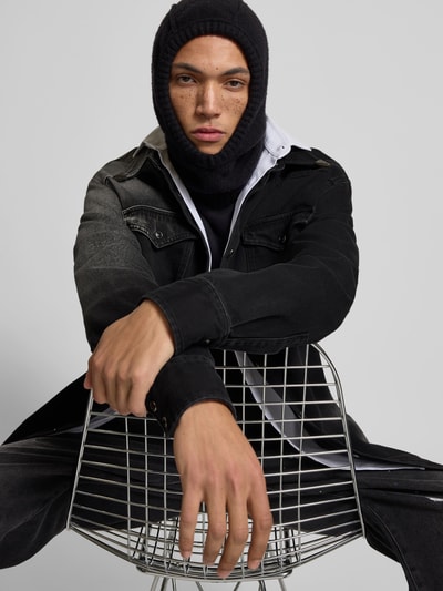 MM6 Maison Margiela Jeanshemd mit Knopfleiste Anthrazit 3