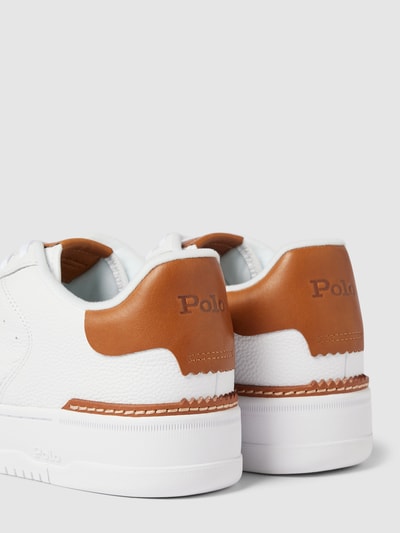 Polo Ralph Lauren Sneaker mit Kontrastbesatz Modell 'MASTERS' Weiss 2