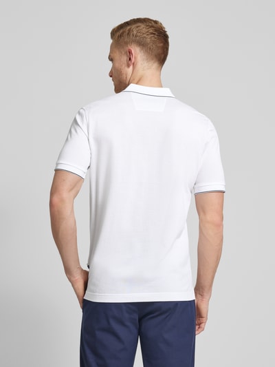 OLYMP Level Five Poloshirt met borstzak en labelstitching Wit - 5