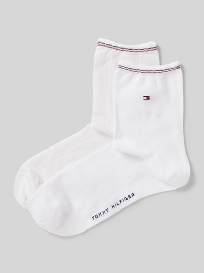 Tommy Hilfiger Socken mit elastischem Bündchen im 2er-Pack Weiss 1