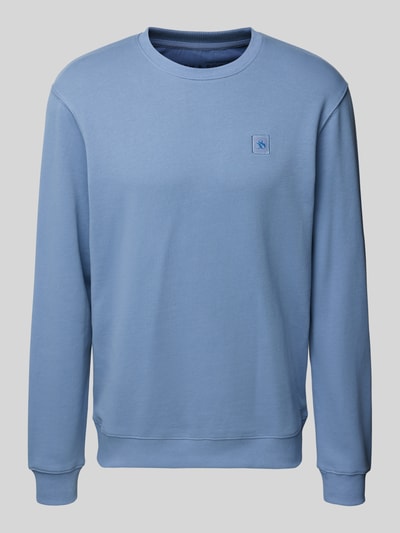Scotch & Soda Sweatshirt mit Label-Detail Hellblau 2