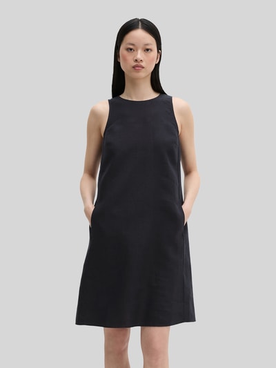 Marc O'Polo Leinenkleid in A-Linie mit Eingrifftaschen Marine 4