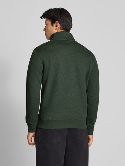 Superdry Sweatshirt mit Troyer-Kragen und Logo-Stitching Dunkelgruen 5