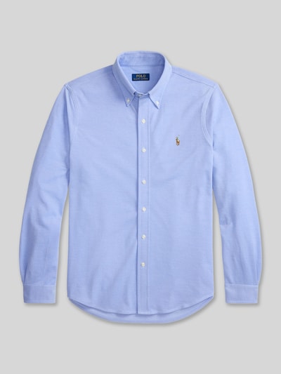Polo Ralph Lauren Regular Fit Freizeithemd aus reiner Baumwolle Hellblau 2