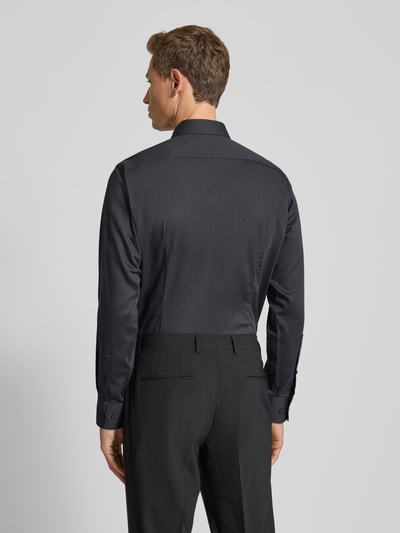 Christian Berg Men Regular Fit Businesshemd mit Kentkragen Anthrazit 5