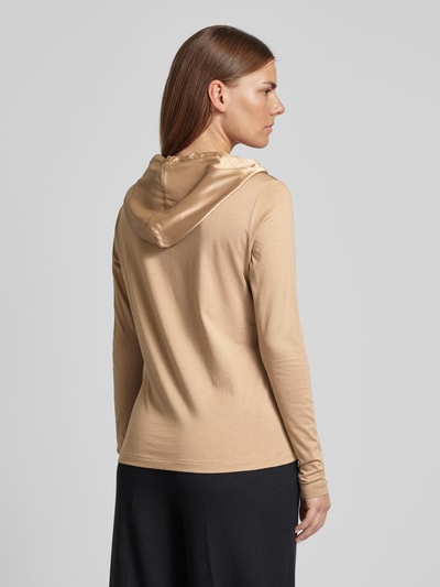 monari Regular fit blouseshirt met opgestikte borstzak Beige - 5