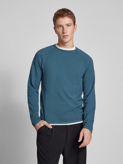 Jack & Jones Strickpullover mit Rundhalsausschnitt Ocean Melange 3