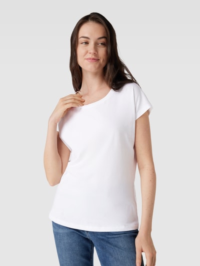 Montego T-shirt met kapmouwen Wit - 3