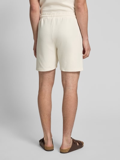 GABBA Regular Fit Sweatshorts mit Strukturmuster Modell 'Tim' Ecru 5