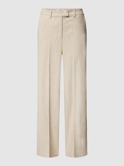 Soft Rebels Broek met persplooien, model 'Lexi' Beige - 2