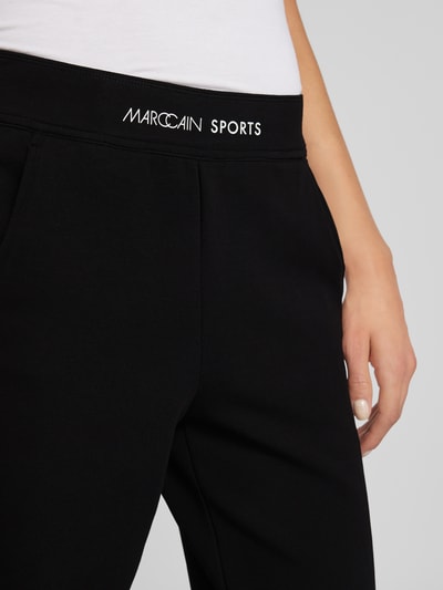 Marc Cain Sweatpants mit elastischem Bund Black 3