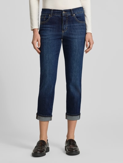 Angels Regular Fit Jeans im 5-Pocket-Design Modell 'DARLEEN' Dunkelblau 4