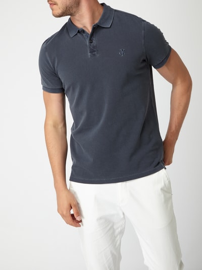 Marc O'Polo Poloshirt im Washed Out Look Dunkelblau 3