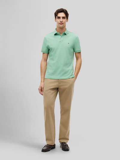 Tommy Hilfiger Koszulka polo o kroju regular fit z mieszanki bawełny Jasnozielony 1