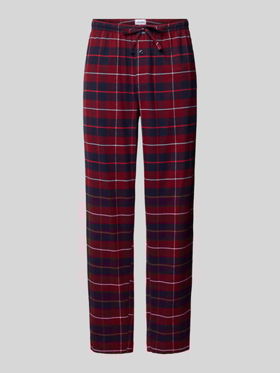 Jockey Pyjamabroek van flanel met elastische band Bordeaux - 2