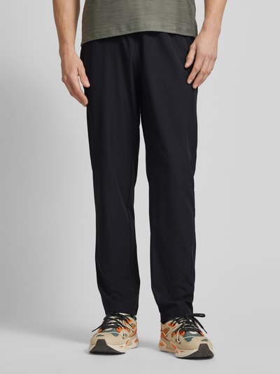 Joy Straight leg sweatpants met steekzakken Zwart - 4