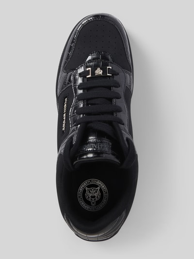 PLEIN SPORT Sneakersy z efektem metalicznym model ‘VIPER III’ Czarny 3